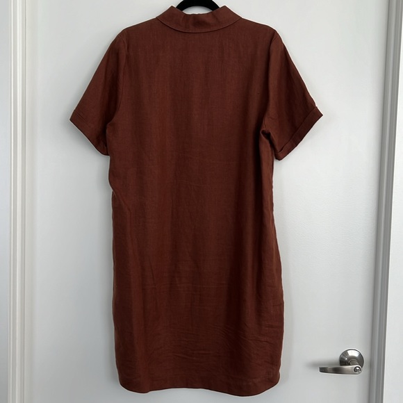 Short sleeves linen dress - Picture 8 of 8